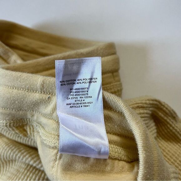 Aritzia Tna Waffle Jogger Butter Yellow Small - Picture 6 of 14
